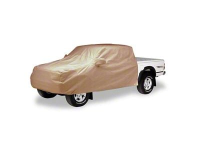 Covercraft Tan Flannel Cab Area Truck Cover; Tan (00-04 Dakota Quad Cab)