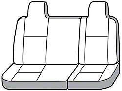 Covercraft Seat Saver Waterproof Polyester Custom Second Row Seat Cover; Gray (00-02 Dakota Quad Cab)