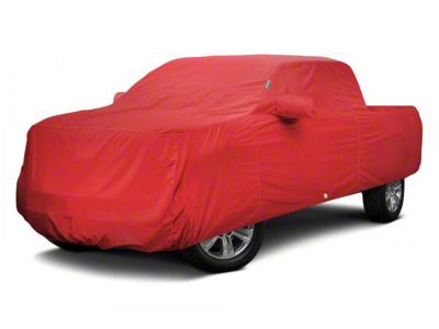 Covercraft Custom Car Covers WeatherShield HP Car Cover; Red (05-09 Dakota Club/Extended Cab)