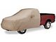 Covercraft Flannel Cab Area Truck Cover; Tan (15-20 F-150 SuperCrew w/ Towing Mirrors)