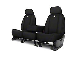 Covercraft Carhartt Super Dux SeatSaver Custom Front Row Seat Covers; Black (21-24 F-150 w/ Bench Seat & Opening Center Console)