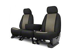 Covercraft Precision Fit Seat Covers Endura Custom Front Row Seat Covers; Charcoal/Black (09-14 F-150 w/ Bench Seat)