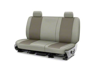 Covercraft Precision Fit Seat Covers Endura Custom Front Row Seat Covers; Charcoal/Silver (97-03 F-150 w/ Bench Seat)