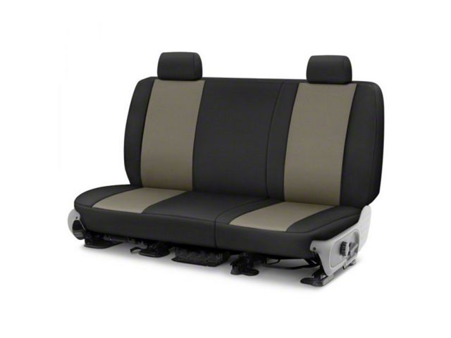 Covercraft Precision Fit Seat Covers Endura Custom Second Row Seat Cover; Charcoal/Black (15-20 F-150 SuperCrew, Excluding Raptor)