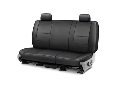 Covercraft Precision Fit Seat Covers Leatherette Custom Second Row Seat Cover; Black (19-20 F-150 Raptor SuperCrew)