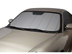 Covercraft UVS100 Heat Shield Custom Sunscreen; Silver (15-19 F-150 w/ Mirror Camera)