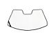 Covercraft UVS100 Heat Shield Premier Series Custom Sunscreen; White (04-08 F-150)