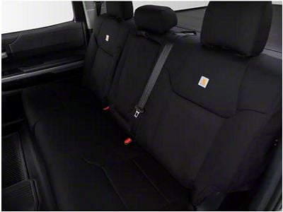 Covercraft Carhartt Super Dux PrecisionFit Custom Second Row Seat Cover; Black (11-16 F-250 Super Duty SuperCab)