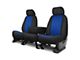 Covercraft Precision Fit Seat Covers Endura Custom Front Row Seat Covers; Blue/Black (17-22 F-250 Super Duty w/ Bench Seat)