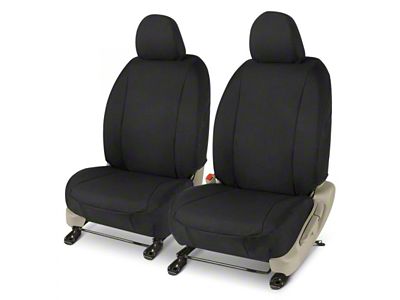 Covercraft Precision Fit Seat Covers Endura Custom Front Row Seat Covers; Black (17-22 F-250 Super Duty w/ Bucket Seats)