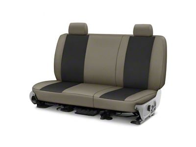 Covercraft Precision Fit Seat Covers Endura Custom Second Row Seat Cover; Black/Charcoal (11-16 F-250 Super Duty SuperCrew)