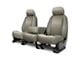 Covercraft Precision Fit Seat Covers Leatherette Custom Front Row Seat Covers; Light Gray (17-22 F-250 Super Duty w/ Bench Seat)