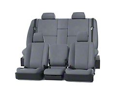 Covercraft Precision Fit Seat Covers Leatherette Custom Second Row Seat Cover; Medium Gray (23-24 F-250 Super Duty SuperCab)