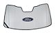 Covercraft UVS100 Heat Shield Custom Sunscreen with Black Ford Oval Logo; White (11-16 F-250 Super Duty)