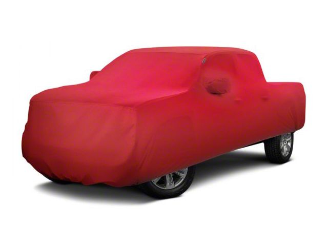 Covercraft Custom Car Covers Form-Fit Car Cover; Bright Red (17-24 F-350 Super Duty)