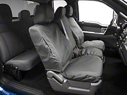 Covercraft Seat Saver Waterproof Polyester Custom Front Row Seat Covers; Gray (09-14 F-150)