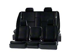 Covercraft Precision Fit Seat Covers Leatherette Custom Front Row Seat Covers; Black (19-25 RAM 1500 w/ Bucket Seats)