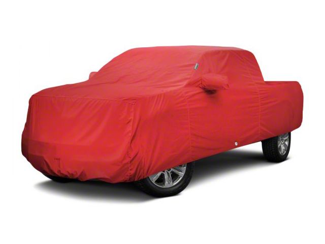 Covercraft Custom Car Covers WeatherShield HP Car Cover; Red (02-18 RAM 1500)