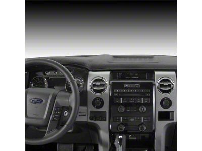 Covercraft Ultimat Custom Dash Cover; Grey (10-18 RAM 3500 w/o Alpine Stereo System)