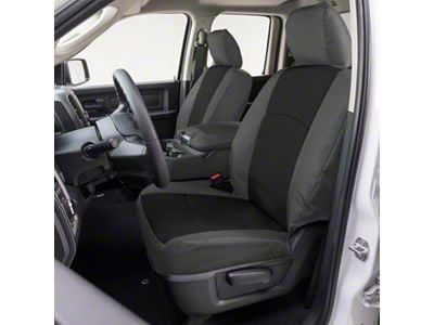 Covercraft Precision Fit Seat Covers Endura Custom Second Row Seat Cover; Black/Charcoal (2003 RAM 3500 Quad Cab)
