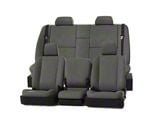 Covercraft Precision Fit Seat Covers Leatherette Custom Second Row Seat Cover; Stone (04-09 RAM 3500 Quad Cab)