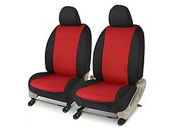 Covercraft Precision Fit Seat Covers Endura Custom Front Row Seat Covers; Red/Black (19-23 Ranger XL, XLT)