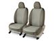 Covercraft Precision Fit Seat Covers Endura Custom Front Row Seat Covers; Silver/Charcoal (19-23 Ranger Lariat)