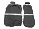 Covercraft Seat Saver Polycotton Custom Second Row Seat Cover; Charcoal (02-08 RAM 1500 Quad Cab, Mega Cab)