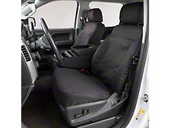 Covercraft Seat Saver Polycotton Custom Front Row Seat Covers; Charcoal (15-22 Colorado)