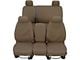 Covercraft Seat Saver Waterproof Polyester Custom Front Row Seat Covers; Taupe (19-22 F-350 Super Duty w/ Bench Seat)