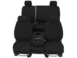 Covercraft Seat Saver Polycotton Custom Front Row Seat Covers; Charcoal (14-18 Silverado 1500 w/ Bench Seat)