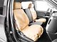 Covercraft Seat Saver Polycotton Custom Front Row Seat Covers; Tan (14-18 Silverado 1500 w/ Bucket Seats)