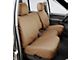 Covercraft Seat Saver Polycotton Custom Front Row Seat Covers; Tan (19-24 RAM 1500 w/ Bench Seat)