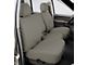 Covercraft Seat Saver Polycotton Custom Front Row Seat Covers; Misty Gray (20-24 Sierra 3500 HD w/ Bench Seat & Fold-Down Console w/o Lid & Under Center Seat Storage)