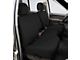 Covercraft Seat Saver Polycotton Custom Front Row Seat Covers; Charcoal (20-24 Silverado 2500 HD w/ Bench Seat & Fold-Down Console w/ Lid & Under Center Seat Storage)