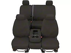 Covercraft Seat Saver Waterproof Polyester Custom Second Row Seat Cover; Gray (20-25 Silverado 2500 HD Double Cab, Crew Cab w/ 60/40 Split Cushion Bench Seat & Fold-Down Armrest)