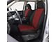 Covercraft Precision Fit Seat Covers Endura Custom Front Row Seat Covers; Red/Black (03-06 Sierra 1500 w/ Bucket Seats)