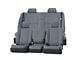 Covercraft Precision Fit Seat Covers Leatherette Custom Second Row Seat Cover; Medium Gray (19-24 Sierra 1500 Crew Cab)