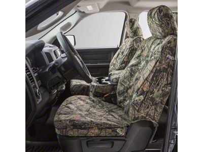 Covercraft SeatSaver Custom Front Seat Covers; Carhartt Mossy Oak Break-Up Country (1999 Sierra 1500 w/ Bucket Seats)