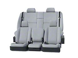 Covercraft Precision Fit Seat Covers Leatherette Custom Second Row Seat Cover; Light Gray (20-25 Sierra 2500 HD Double Cab)