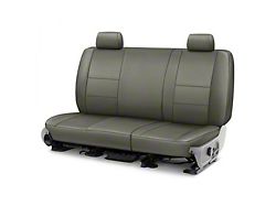 Covercraft Precision Fit Seat Covers Leatherette Custom Second Row Seat Cover; Medium Gray (20-25 Sierra 2500 HD Double Cab)