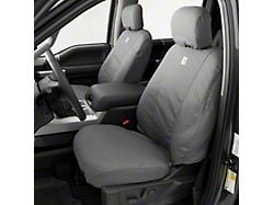 Covercraft SeatSaver Custom Front Seat Covers; Carhartt Gravel (20-24 Sierra 3500 HD w/ Front Bucket Seats)