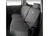 Covercraft SeatSaver Custom Second Row Seat Cover; Carhartt Gravel (20-25 Sierra 3500 HD Crew Cab w/o Fold-Down Armrest)