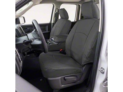Covercraft Precision Fit Seat Covers Endura Custom Second Row Seat Cover; Charcoal (05-06 Silverado 1500 Extended Cab)