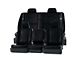 Covercraft Precision Fit Seat Covers Leatherette Custom Second Row Seat Cover; Black (07-13 Silverado 1500 Crew Cab)