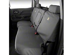 Covercraft SeatSaver Custom Second Row Seat Cover; Carhartt Gravel (20-25 Silverado 2500 HD Crew Cab w/o Fold-Down Armrest)