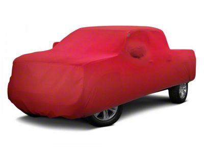 Covercraft Custom Car Covers Form-Fit Car Cover; Bright Red (07-19 Silverado 3500 HD)