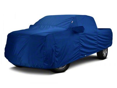 Covercraft Custom Car Covers Sunbrella Car Cover; Pacific Blue (07-19 Silverado 3500 HD)