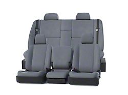 Covercraft Precision Fit Seat Covers Leatherette Custom Front Row Seat Covers; Medium Gray (15-19 Tahoe w/ Bench Seat)