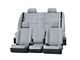 Covercraft Precision Fit Seat Covers Leatherette Custom Second Row Seat Cover; Light Gray (07-10 Tahoe w/ Bench Seat)